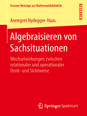 cover image of Algebraisieren von Sachsituationen